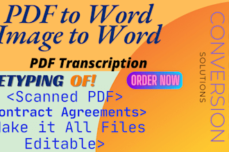 convert PDF to word or word to PDF