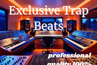 make exclusive trap beats professionally for you
