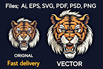 redesign, remake logo and images vector tracing creatively