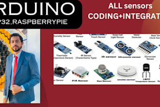 expert arduino, raspberry pi, esp32 coding for your projects