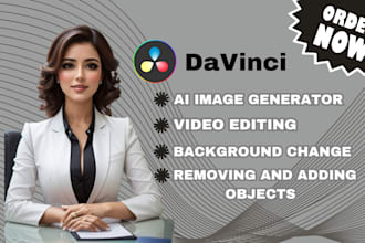 edit pictures, reels, videos with davinci ai photoshop blender magic ai
