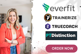 transfer your workouts program to everfit trainerize truecoach ptdistinction