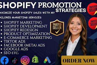 do shopify marketing and promote your store to boost sales