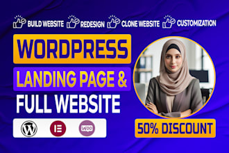 create wordpress website development, design, redesign, revamp wordpress website