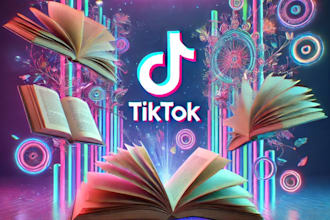 promote your book to over 11,100 engaged followers on tiktok