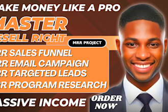 promote master resell rights course, sales leads converter