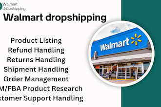 be your walmart dropshipping and wfs virtual assistant VA