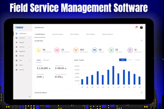 develop all in one field services management software
