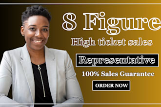 be real estate leads, leads sales representative and high ticket sales closer
