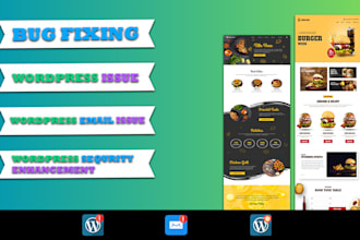 fix wordpress issues, resolve wordpress email problems, and enhance security