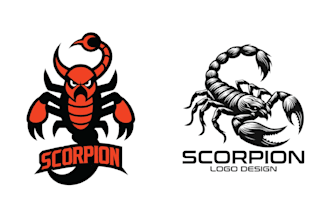 create high quality scorpion logo for your business