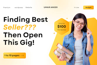 design, redesign, build affordable wordpress website design for small bus