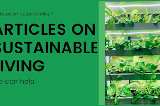 write high quality sustainability related articles