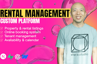 develop a rental management website