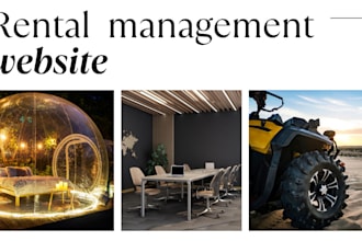 develop a rental management website