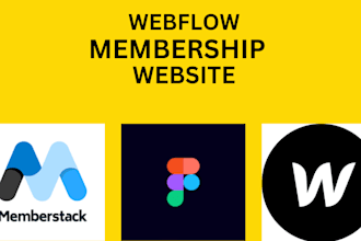 build webflow membership website redesign framer  redesign 3d animated webflow