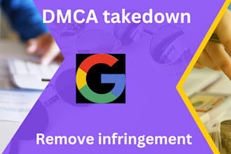 send dmca takedown to remove infringement