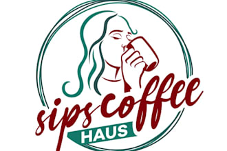 design excellent coffee logo with free vector file