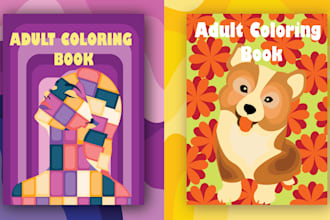 design adult coloring pages for amazon KDP coloring book