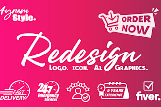 design, redesign, ai, edit, or vectorize any logo or graphic for you