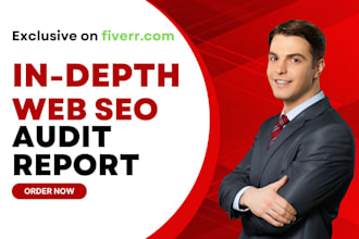 do in depth SEO audit report with competitor analysis