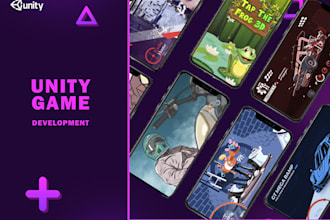 be your amazing unity game developer for android and ios
