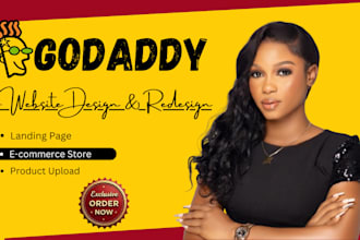 godaddy website design godaddy website redesign, develop godaddy website design