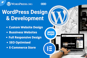 setup modern wordpress website design