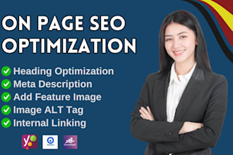 expert on page SEO for wordpress, wix, shopify and squarespace website
