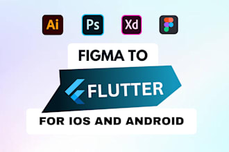 convert figma to flutter app for ios and android