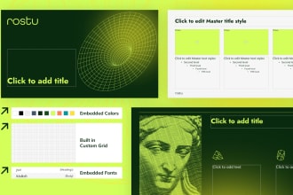 design powerpoint template for your needs