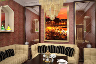 model 3d restaurant cgi design,cad,office, restaurant,shop,cafe,vray rendering