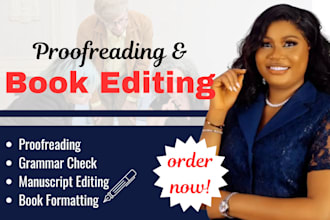 format, proofread and edit your manuscript, kindle book editing and formatting
