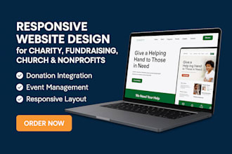 design charity website nonprofit donation ngo website non profit church website