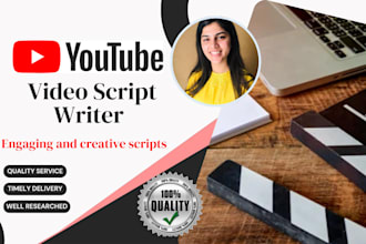 do unique video script writing for youtube channel