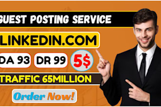 write and publish article on linkedin,com guest post 30k plus connection