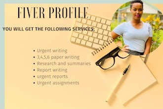 write 3, 4, 6, 8 page paper, assignment, reports and paper review