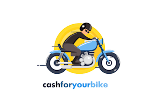 design unique cash bike logo