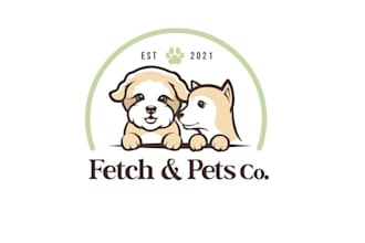 design fun creative pet brand logo