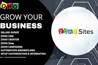 design and create responsive website in zoho sites