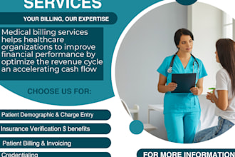 be your medical biller and manage billing, coding and credentialing