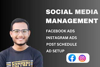 be your social media marketing manager and content creator