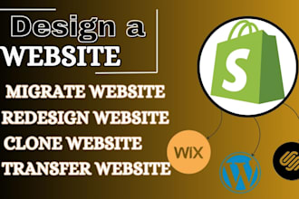 migrate colne redesign wix weebly shopify squarespace to wordpress