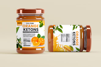 do premium supplement label, product label design within 24 hours