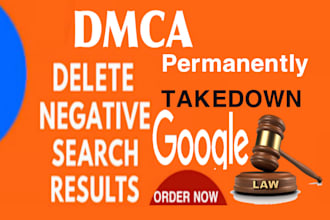 delete negative links remove mugshots erase bad article false news in google