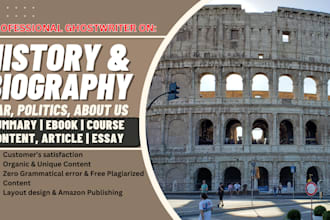 write ebook, article history psychology, political science, american, US history