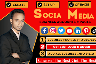 do facebook business page create, social media page setup, page design