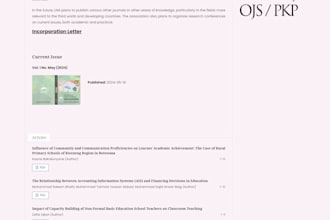 install ojs, update and make stunning website