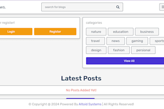 create a fully responsive HTML CSS php mysql website