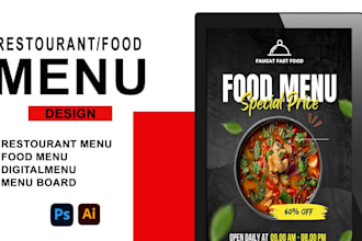 do menu design restaurant menu digital menu food menu